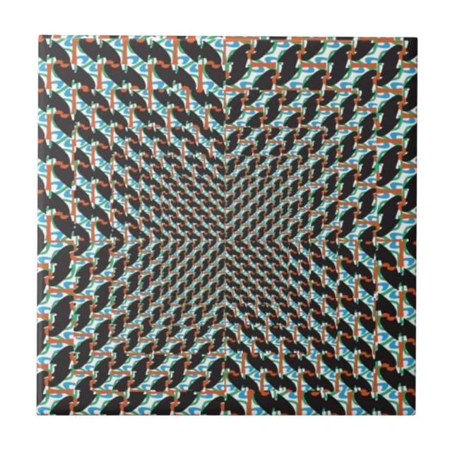 Skraj illusion kakelplatta (Framsidan)