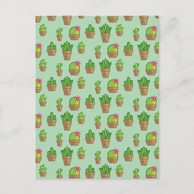 Skraj kaktus vykort (Framsida)