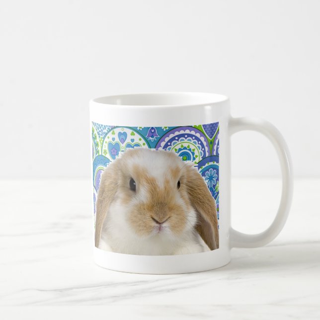 Skraj kanin kaffemugg (Höger)