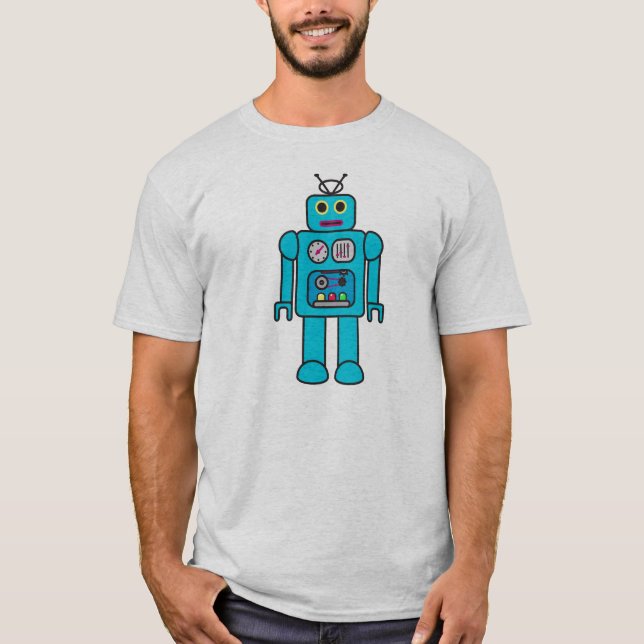 Skraj leksakrobot tee (Framsida)