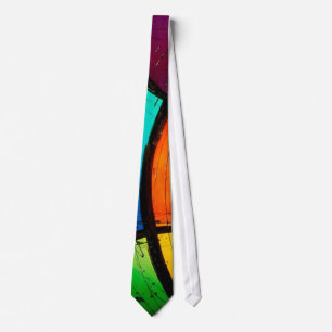 Skraj ljus abstrakt Tie Slips
