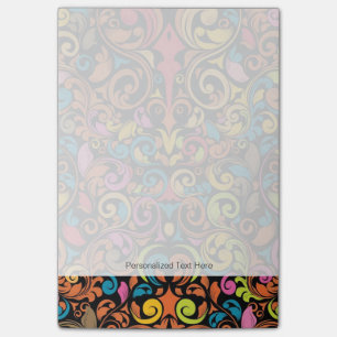 Skraj mönster post-it block