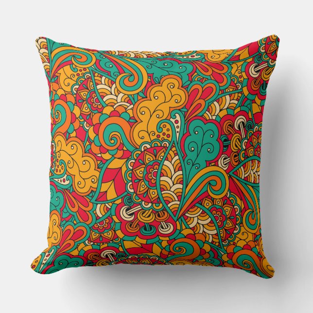 Skraj Psychedelic 2_pillow Kudde (Framsida)