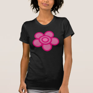 Skraj rosa skjorta för utslagsplats för t shirt