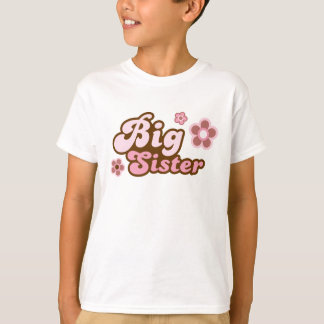 Skraj rosa T-tröja för storasyster Tee Shirt