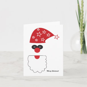 Skraj Santa helgdagkort Helgkort