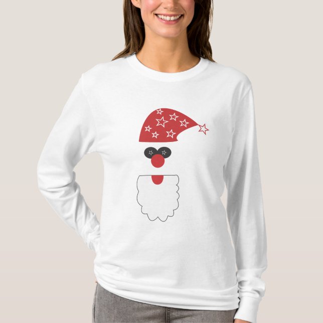 Skraj Santa T Tee Shirt (Framsida)