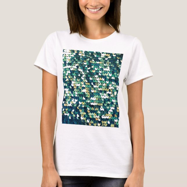 Skraj Sequins Tee Shirt (Framsida)