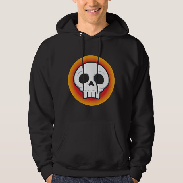 Skraj skalleHoodie Tröja Med Luva (Framsida)