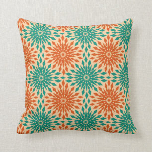 Skraj Starburt kricka & orange design Kudde