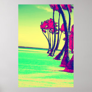 skraj stranddesigntryck poster
