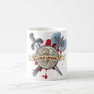 SKRÅLEDAREtatueringen - svärd, yxa, och skyddar Kaffemugg