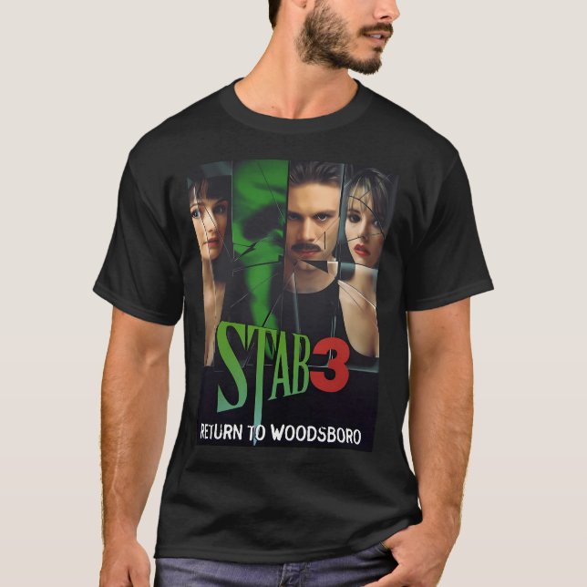 Skräm 3-film med skräck t shirt (Framsida)