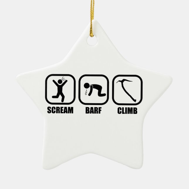 Skräm Barf Klib Julgransprydnad Keramik (Framsidan)
