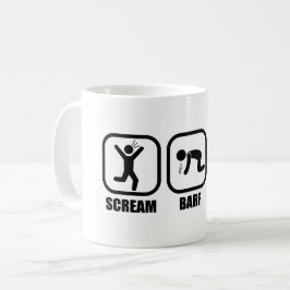 Skräm Barf Klib Kaffemugg