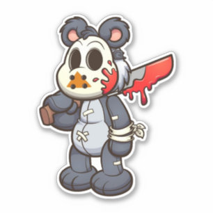 Skräm Bear - Jason? Klistermärken
