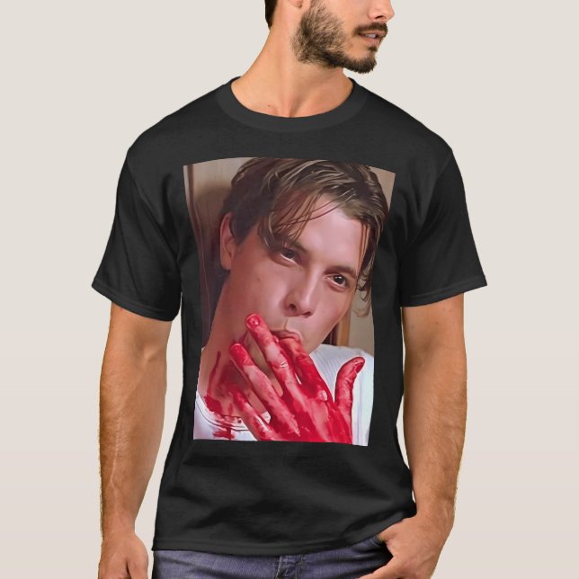 Skräm Billy Loomis Horror Slasher T Shirt (Framsida)