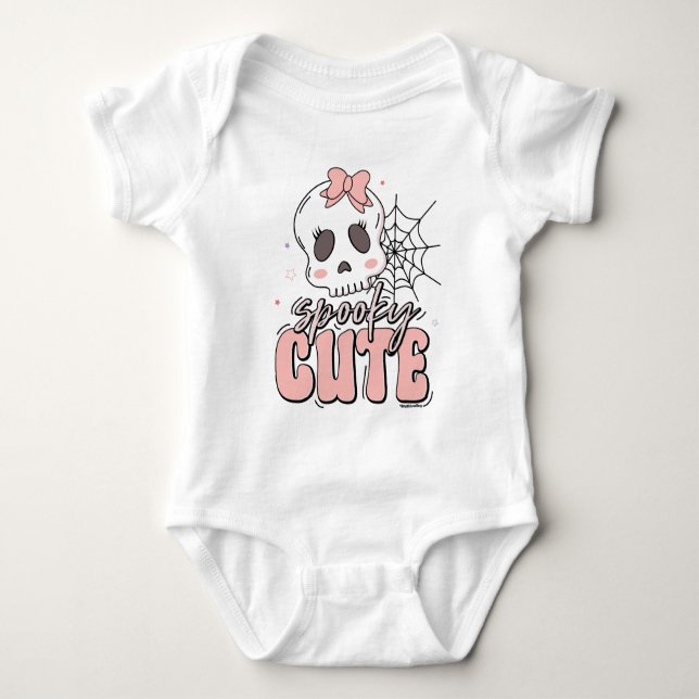 Skräm Cute Rosa Halloween Namn Födelsedag T Shirt (Framsida)