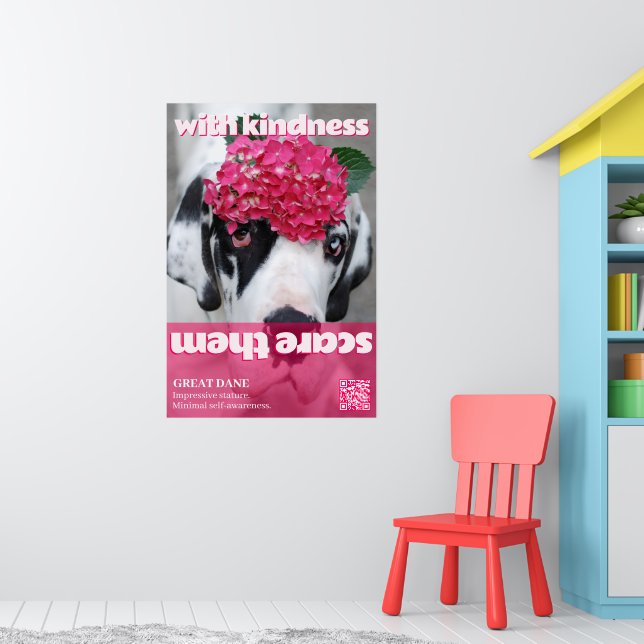Skräm dem med vänlighet  poster (Barnkammare 1)