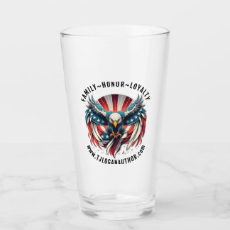 Skräm Eagle Logotyp 16 oz. Glas