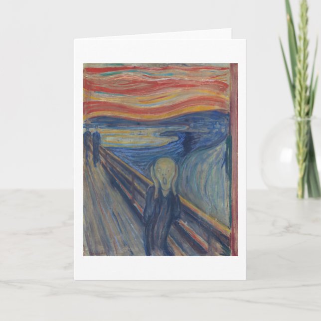 Skräm, Edvard Munch Kort (Framsida)
