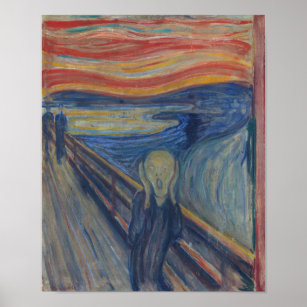 Skräm, Edvard Munch Poster