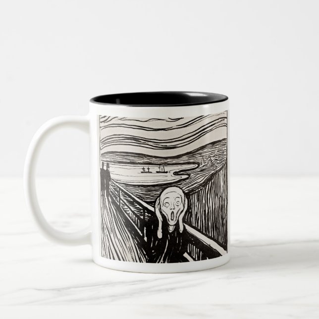 Skräm Edvard Munch Två-Tonad Mugg (Vänster)