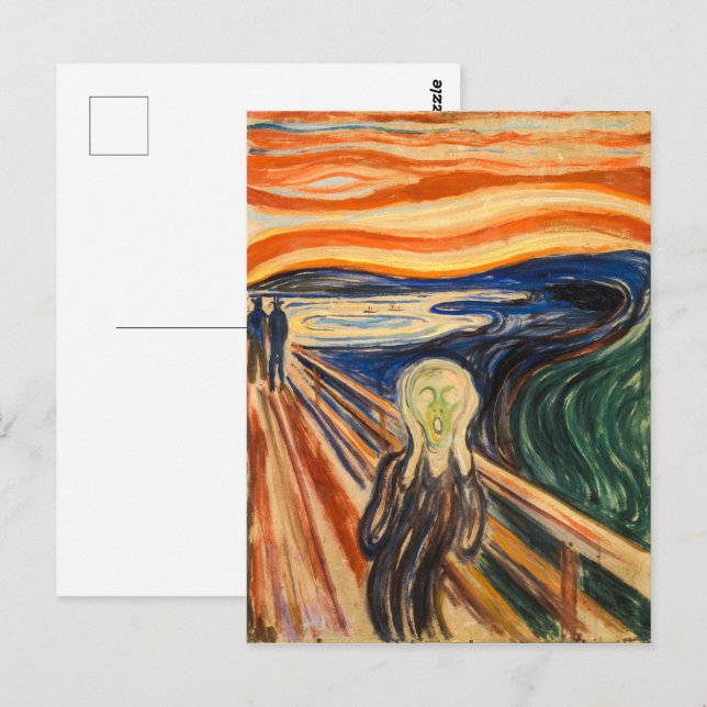 Skräm | Edvard Munch | Vykort (Fram/baksida)