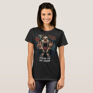 Skräm för Ice Cream Haunting Funny Women's T Shirt