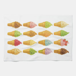 Skräm för Ice Cream Kökshandduk