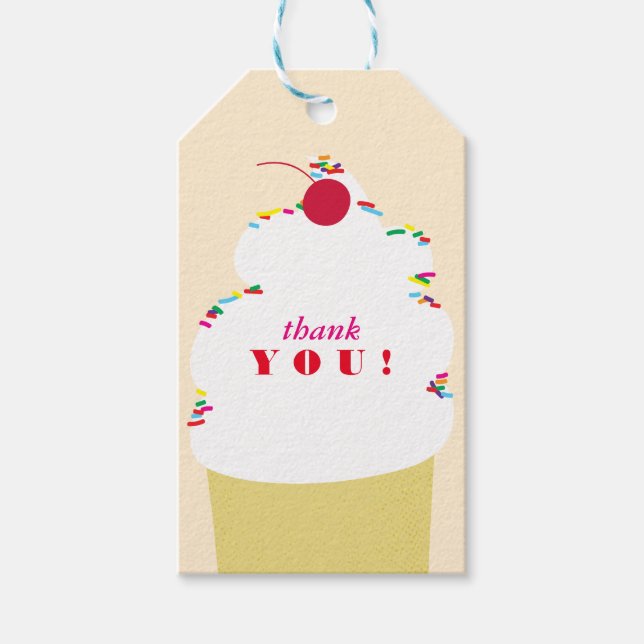 Skräm för Ice Cream Presentetikett (Framsidan)