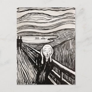 Skräm från Edward Munch Postcard Vykort