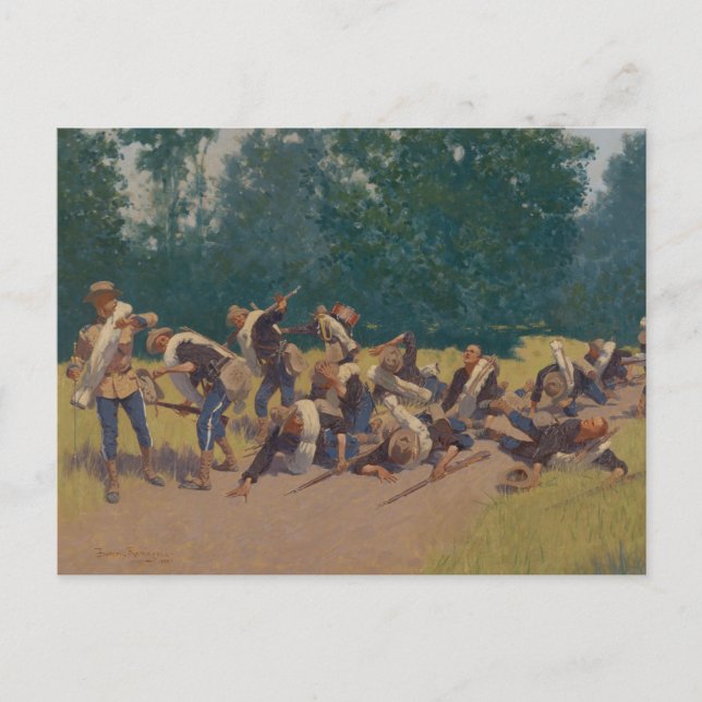 Skräm från Shrapnel i San Juan Backe Vykort (Framsida)