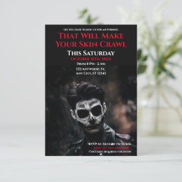 Skräm Halloween fest-inbjudan Inbjudningar