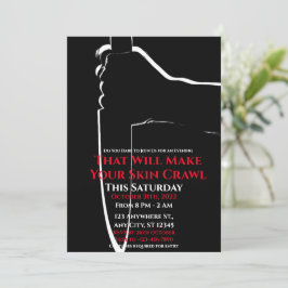 Skräm Halloween fest-inbjudan Inbjudningar