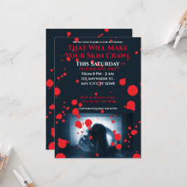 Skräm Halloween fest Inbjudningar