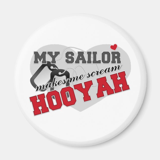 Skräm HOOYAH Magnet (Framsidan)