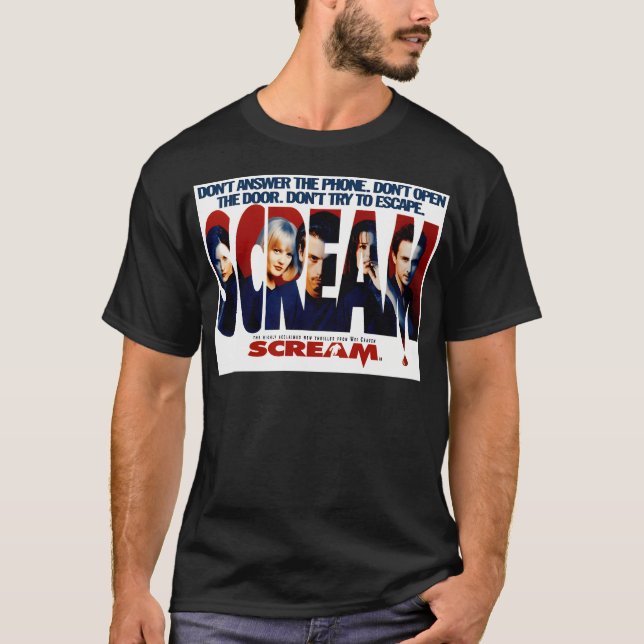 Skräm Horror Movie Original T Shirt (Framsida)