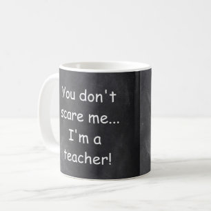 Skräm inte Lärarritytornas designutbyggnadsidea Kaffemugg