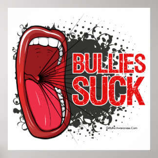 Skräm It Bullies Suck Poster