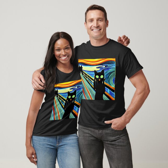 Skräm Meow! T-Shirt (Unisex)