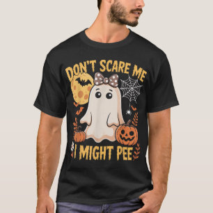 Skräm mig inte att jag kan ringa Halloween-gravida T Shirt