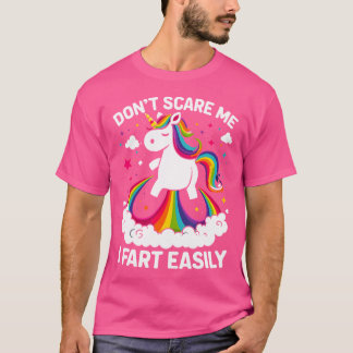 Skräm mig inte i Fart Easily Funny Unicorn T Shirt