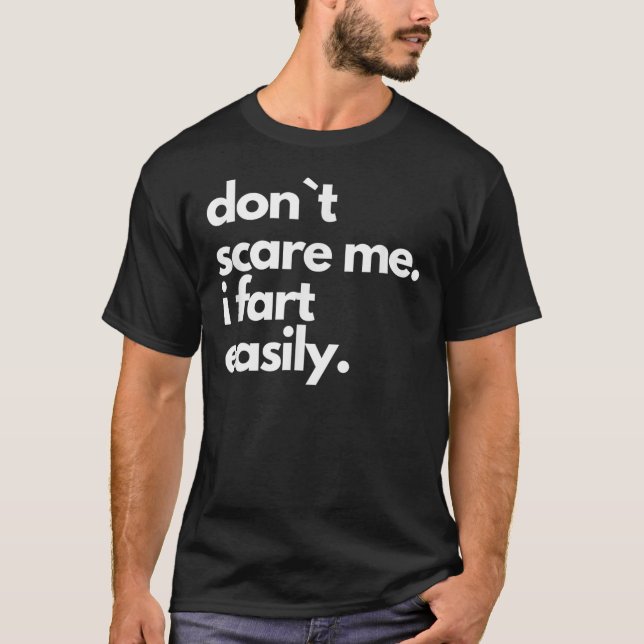 Skräm mig inte i Fart Lättfunny T Shirt (Framsida)