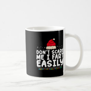 Skräm mig inte, jag bajsar lätt Rolig bajs jul Kaffemugg