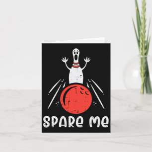 Skräm mig Strejka Pin Funny Bowlareare Manar Kvinn Kort