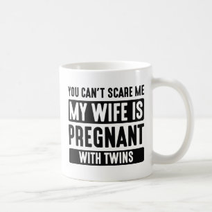 Skräm mig tvillingar kaffemugg
