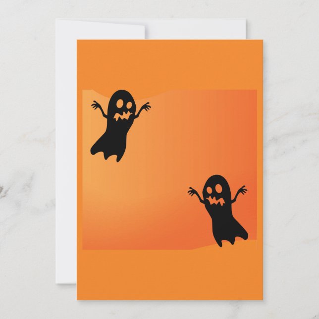 Skräm nattetid inbjudningar (Framsida)