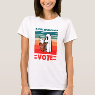 Skräm republikaner Rösta med post - Rösta Hallo T Shirt