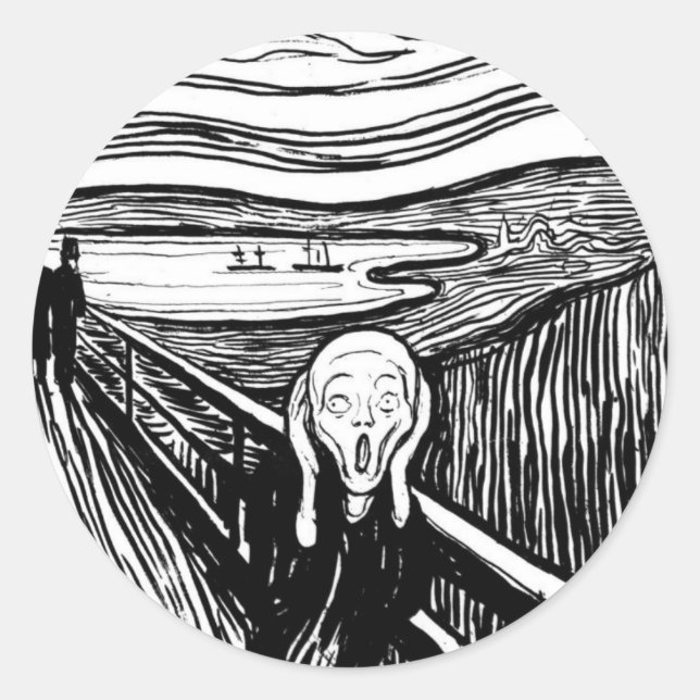 Skräm Runt Klistermärke (Framsida)